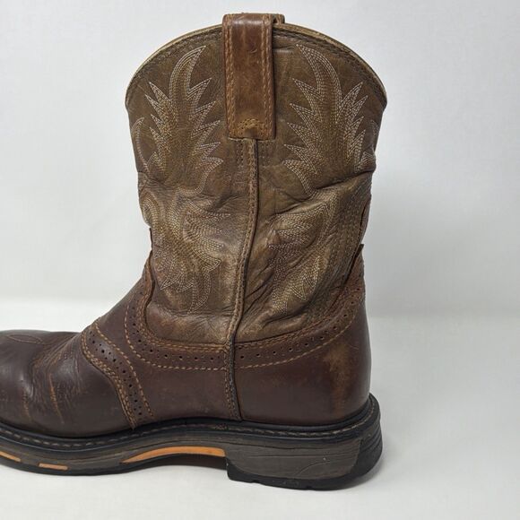 Ariat WorkHog Pull On Work Boots Men’s 8.5 EE Wide Brown Soft Toe 10008633 main image 5